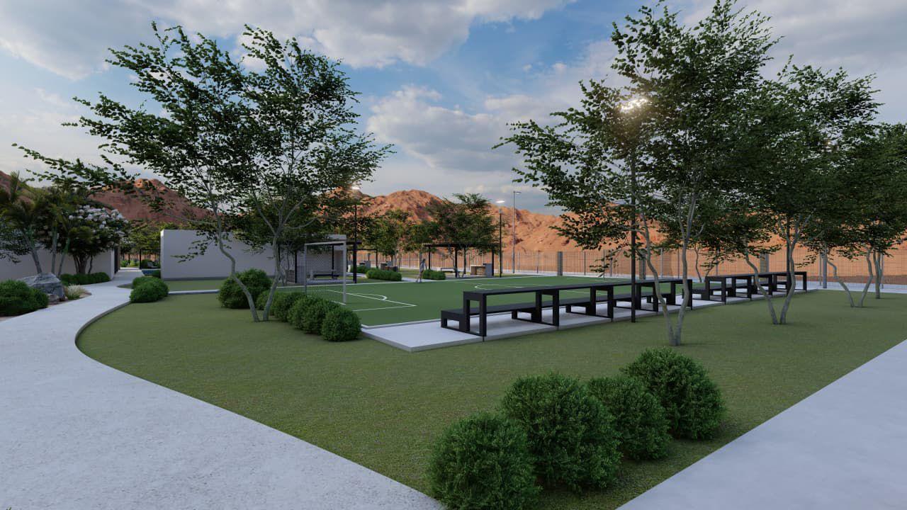 Área de canchas deportivas